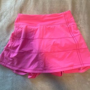 lululemon pace rival skirt sonic pink
